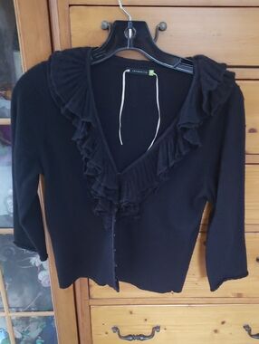 leifsdottir Black Cashmere Cardigan Size Small